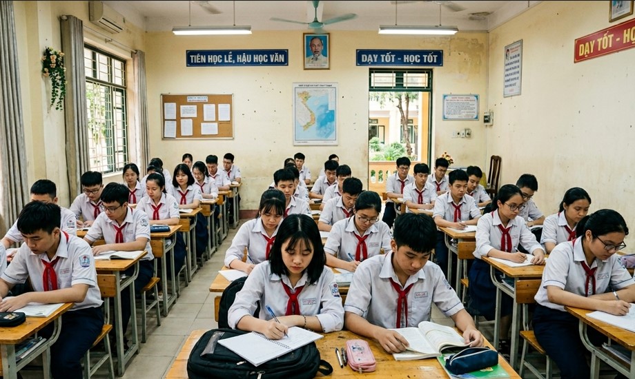 Học sinh thi cử